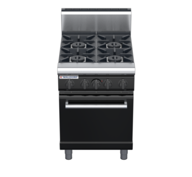 waldorf bold rn8410gh-b0 600mm gas oven range with high splashback