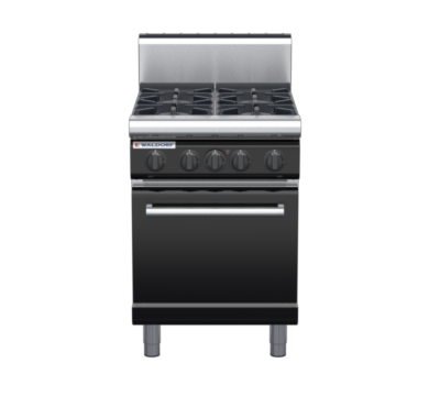 waldorf bold rn8410gh-b0 600mm gas oven range with high splashback