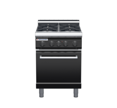 waldorf bold rn8410gl-b0 600mm gas oven range with low splashback