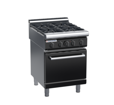 waldorf bold rn8410gl-b0 600mm gas oven range with low splashback