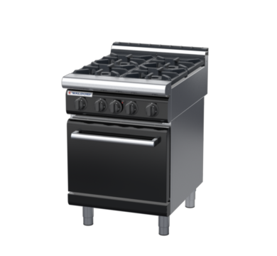 waldorf bold rn8410gl-b0 600mm gas oven range with low splashback