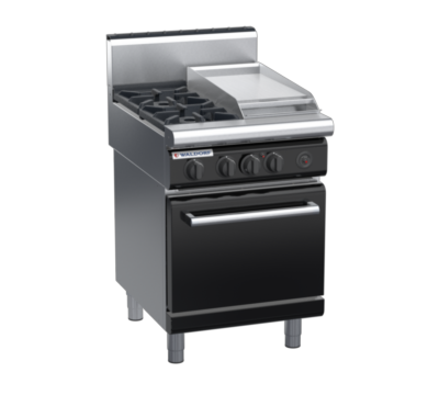 waldorf bold rn8413gh-b0 600mm gas oven range with high splashback