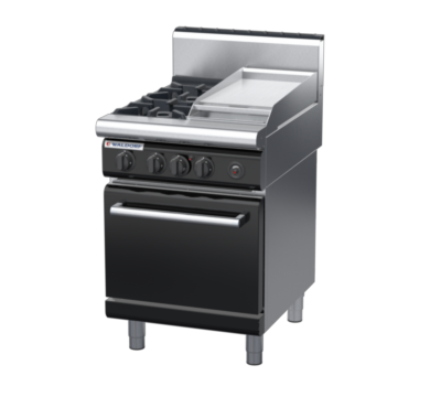 waldorf bold rn8413gh-b0 600mm gas oven range with high splashback