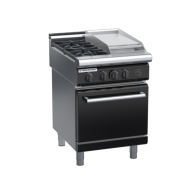 waldorf bold rn8413gl-b0 600mm gas oven range with low splashback