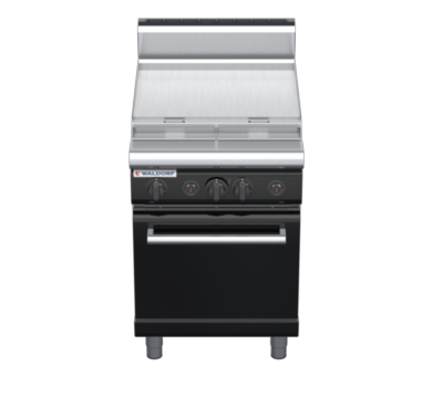 waldorf bold rn8416gh-b0 600mm gas oven range with high splashback