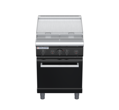 waldorf bold rn8416gl-b0 600mm gas oven range with low splashback