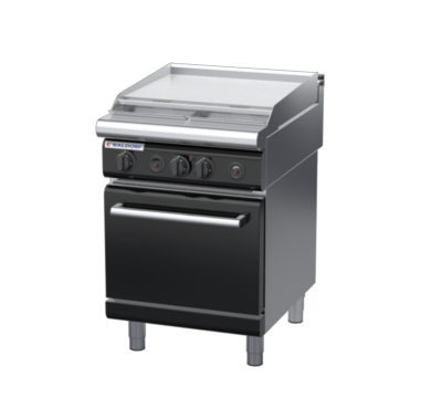 waldorf bold rn8416gl-b0 600mm gas oven range with low splashback