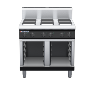 waldorf bold rn8600eh-cb-b0 900mm electric cooktop sealed hobs on cabinet base with high splashback