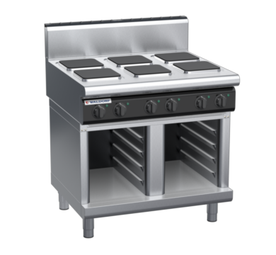 waldorf cue rn8600eh-cb-c0 900mm electric cooktop sealed hobs on cabinet base with high splashback