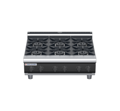 waldorf cue rn8600gl-b-c0 900mm gas cooktop bench model with low splashback