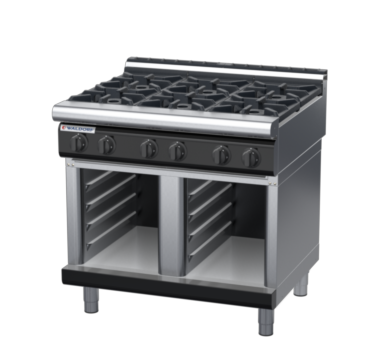 waldorf bold rn8600gl-cb-b0 900mm gas cooktop on cabinet base with low splashback
