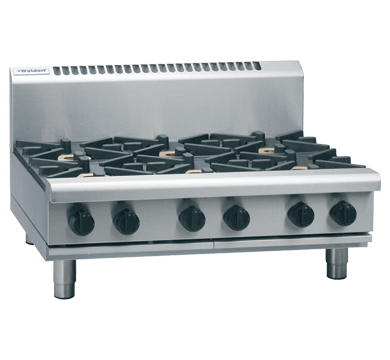 waldorf 800 series rnl8600g-b - 900mm gas cooktop low back version  bench model