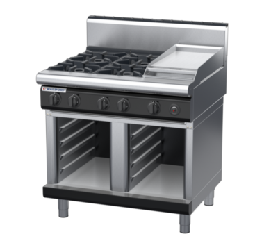 waldorf bold rn8603gh-cb-b0 900mm gas cooktop on cabinet base with high splashback
