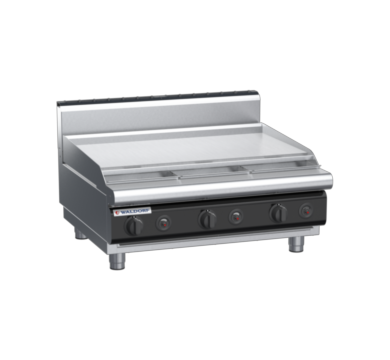 waldorf cue rn8609gh-b-c0 900mm gas cooktop bench model with high splashback
