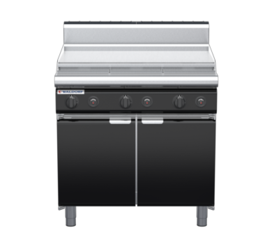 waldorf bold rn8609gh-cd-b0 900mm gas cooktop oncabinet base with door and high splashback