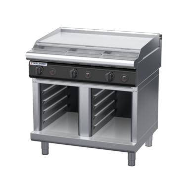 waldorf cue rn8609gl-cb-c0 900mm gas cooktop on cabinet base with low splashback