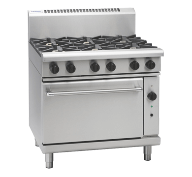 waldorf 800 series rnl8619gc - 900mm gas range convection oven low back version