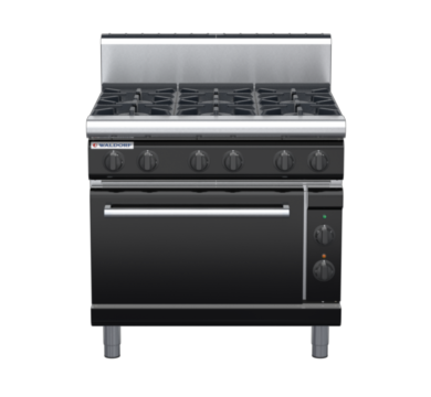 waldorf bold rn8610geh-b0 900mm gas oven range with high splashback
