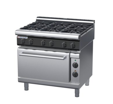 waldorf cue rn8610gecl-c0 900mm gas oven range with low splashback