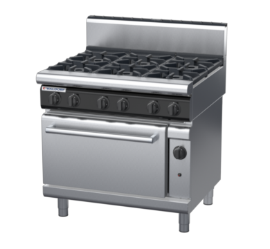 waldorf cue rn8610gh-c0 900mm gas oven range with high splashback