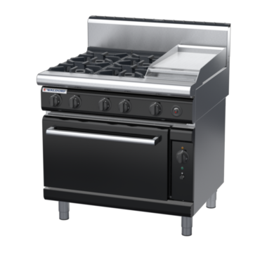 waldorf bold rn8613gch-b0 900mm gas oven range with high splashback