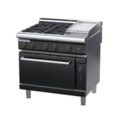 waldorf bold rn8613gcl-b0 900mm gas oven range with low splashback