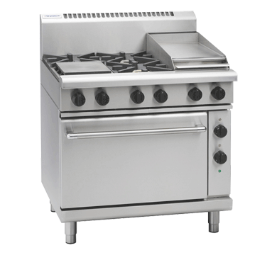 waldorf 800 series rn8613ge - 900mm gas range electric static oven