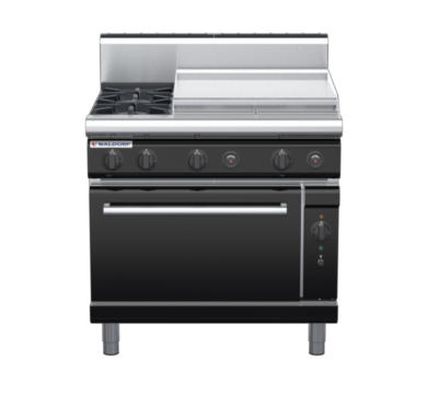 waldorf bold rn8616gch-b0 900mm gas oven range with high splashback