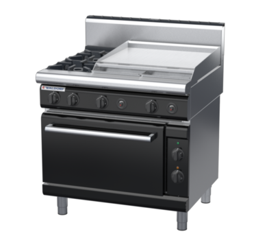 waldorf bold rn8616gech-b0 900mm gas oven range with high splashback