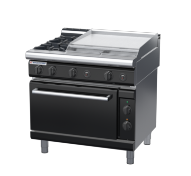 waldorf bold rn8616gecl-b0 900mm gas oven range with low splashback