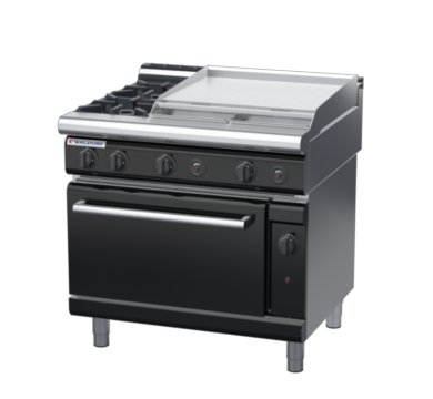 waldorf bold rn8616gl-b0 900mm gas oven range with low splashback