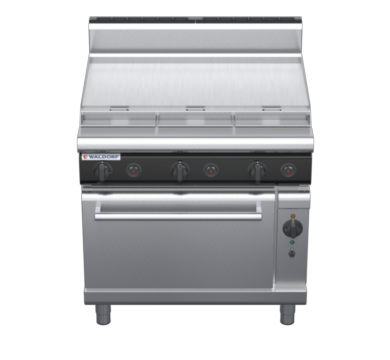 waldorf cue rn8619gch-c0 900mm gas oven range with high splashback