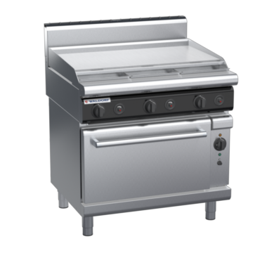 waldorf cue rn8619gch-c0 900mm gas oven range with high splashback
