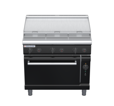 waldorf bold rn8619gcl-b0 900mm gas oven range with low splashback