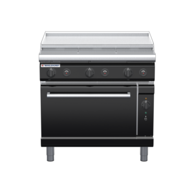 waldorf bold rn8619gcl-b0 900mm gas oven range with low splashback