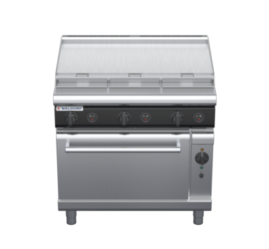 waldorf cue rn8619gcl-c0 900mm gas oven range with low splashback