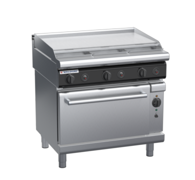 waldorf cue rn8619gcl-c0 900mm gas oven range with low splashback