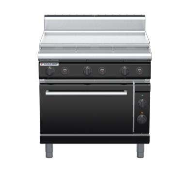 waldorf bold rn8619gech-b0 900mm gas oven range with high splashback