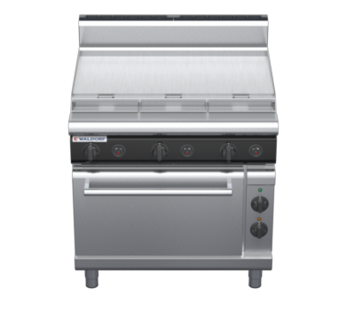waldorf cue rn8619geh-c0 900mm gas oven range with high splashback