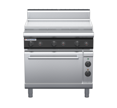 waldorf cue rn8619geh-c0 900mm gas oven range with high splashback