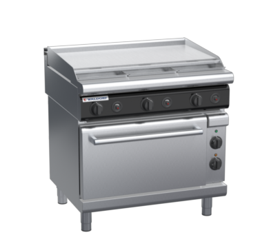 waldorf cue rn8619gecl-c0 900mm gas oven range with low splashback