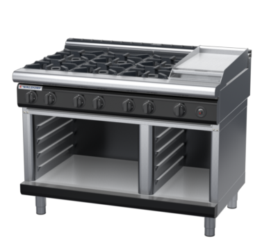 waldorf bold rn8803gl-cb-b0 1200mm gas cooktop on cabinet base with low splashback