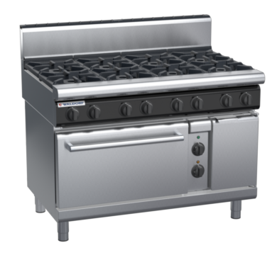 waldorf cue rn8810gech-c0 1200mm gas oven range with high splashback