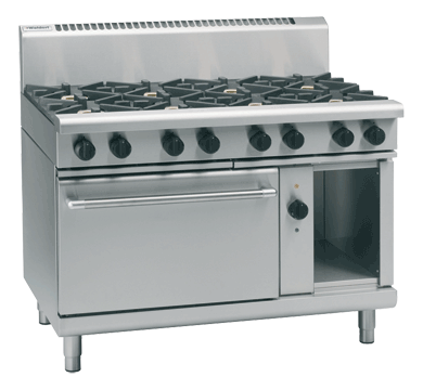 waldorf 800 series rnl8819gec - 1200mm gas range electric convection oven low back version