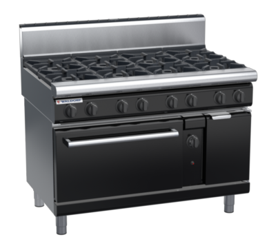 waldorf bold rn8810gh-b0 1200mm gas oven range with high splashback