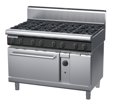 waldorf cue rn8810gh-c0 1200mm gas oven range with high splashback