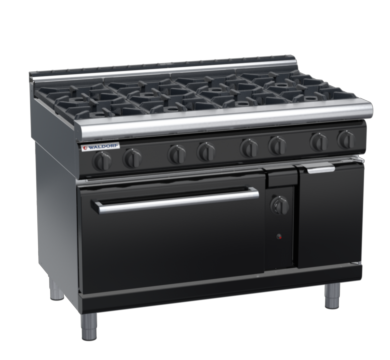 waldorf bold rn8810gl-b0 1200mm gas oven range with low splashback