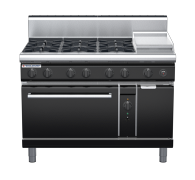 waldorf bold rn8813gch-b0 1200mm gas oven range with high splashback