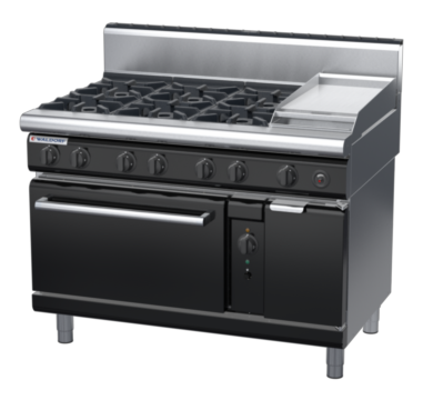 waldorf bold rn8813gch-b0 1200mm gas oven range with high splashback