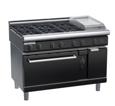 waldorf bold rn8813gcl-b0 1200mm gas oven range with low splashback